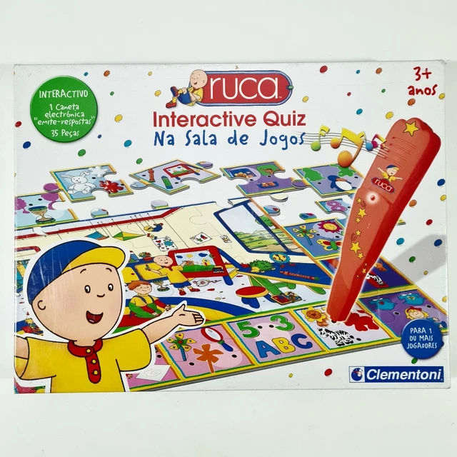 CAILLOU/RUCA Lernspiel INTERAKTIVES QUIZ/PUZZLE Vorschule/Zahlen/Formen/Farben