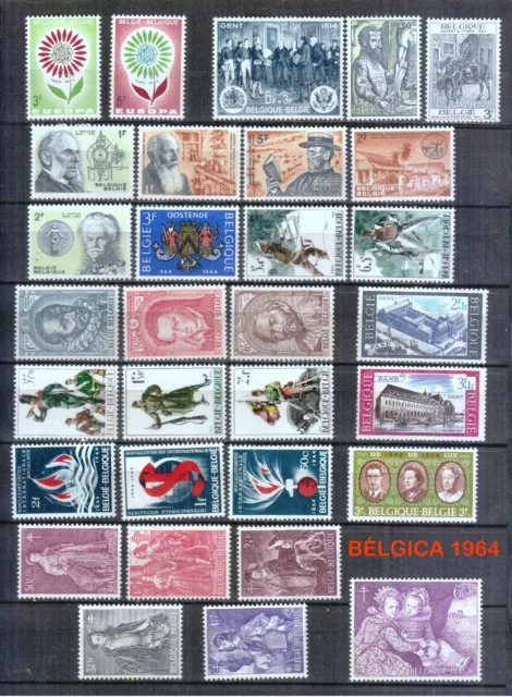 Bélgica Sellos Año 1964 Sellos Nuevo Mnh