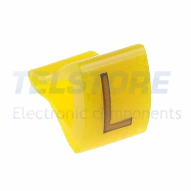 1Confezione  Segna cavi per cavi e fili 1,7÷3,5mm H 6mm A 6mm L 5mm  .