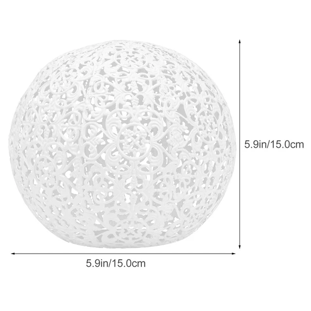 Kit Anello Paralume Fai Da Te In Ferro - Diametro 14 Cm Per Lampade A Sospensione, Tavolo O Terra - Foto 9