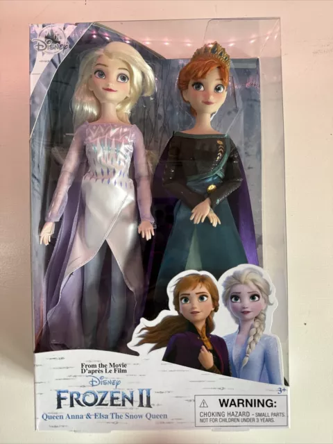 Disney Store Anna Elsa Frozen 2 Dolls