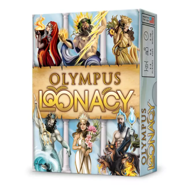 Olympus Loonacy Matching Card Game Looney Labs (Makers of Fluxx) Lunacy Family