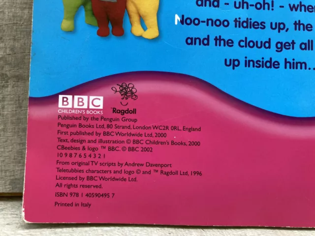 CBeebies TELETUBBIES Little White Puffy Cloud PB Book Ragdoll 2002 BBC Mirror 3