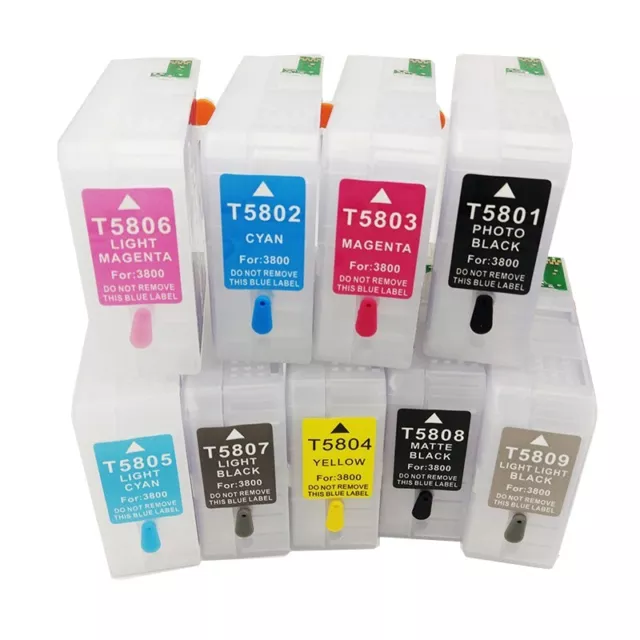 Cartucho de tinta de 9 colores 80 ml 160 ml 280 ml para Epson 3800 3880 3885 3850