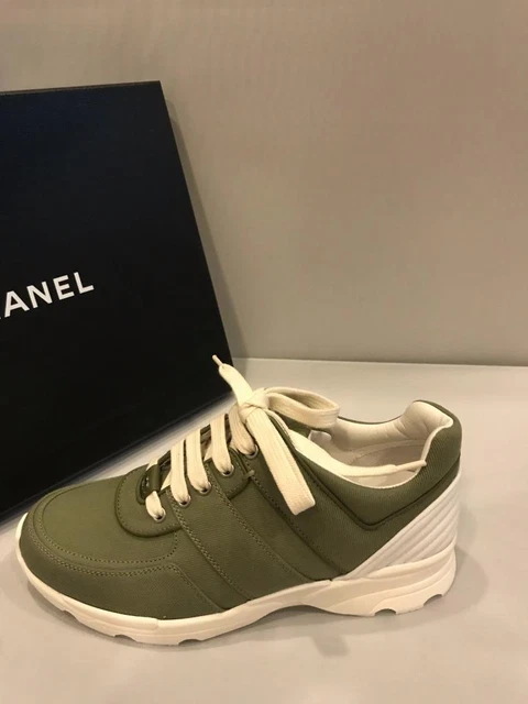 Chanel deals green sneakers