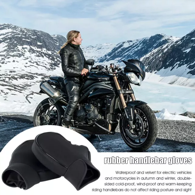 Motorcycle handlebar mitts deals