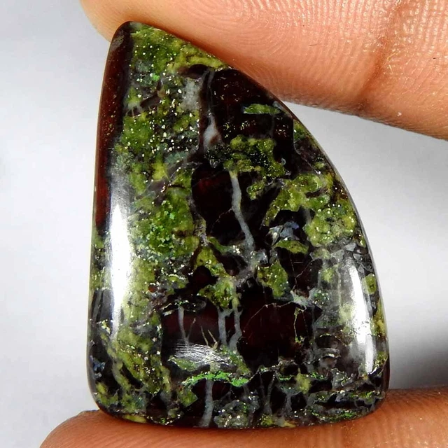 37.30 Ct Natural Blood Dragon Jasper Fancy Cabochon 30x23x6 Loose Gemstone