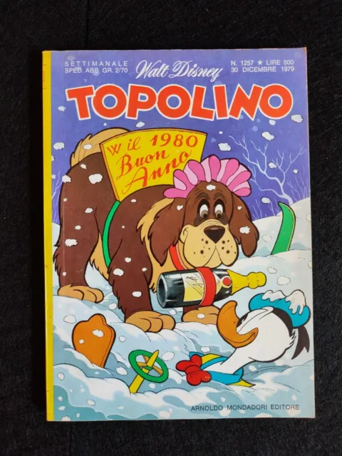 TOPOLINO LIBRETTO Nr. 1257 Ed. Mondadori 1979 ***