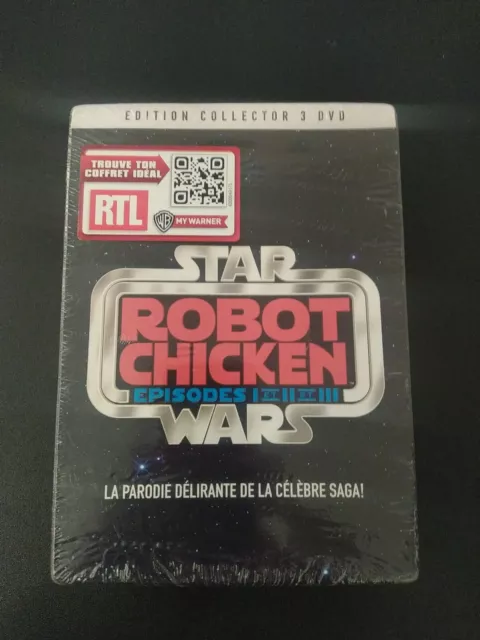 DVD Neuf - Robot Chicken - Star Wars - Episodes I et II et III - Coffret DVD