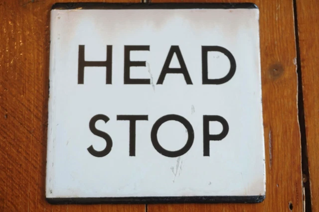 LONDON TRANSPORT BUS Stop Enamel Sign Route Head Stop E Plate £49.99 ...