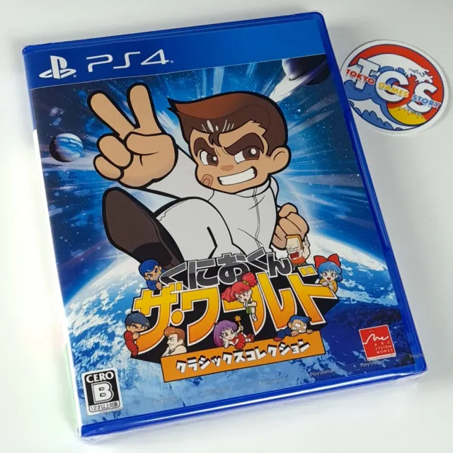 Kunio-Kun The World Classics 18Games Collection PS4 Japan Game IN English New