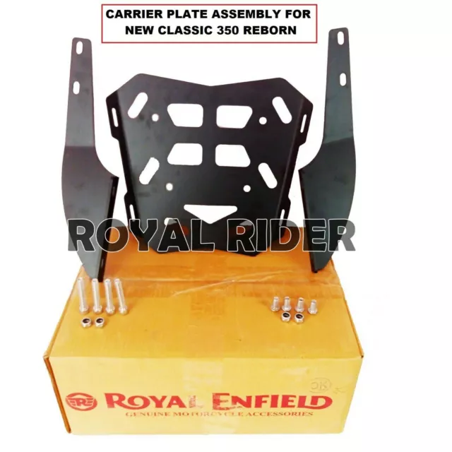 Royal Enfield « ASSEMBLAGE DE PLAQUE DE CARRIER » pour le nouveau Classic...