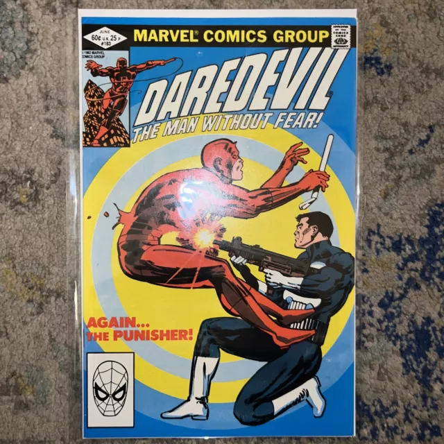 Daredevil #183 - 1st Punisher Battle Miller Marvel 1982 Comics NM 9.4 Cond