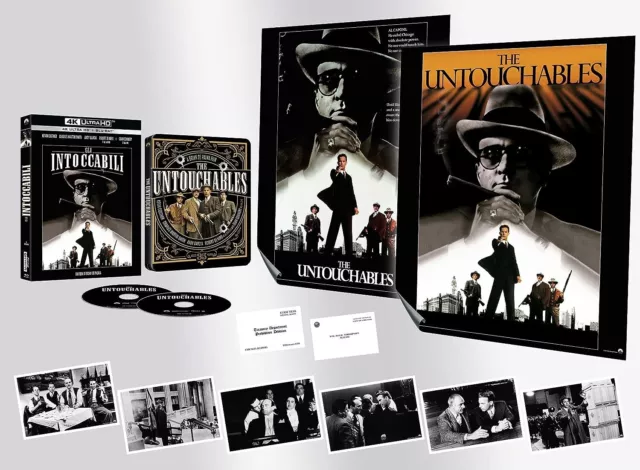 Les Incorruptibles Édition Collector Steelbook 4K Ultra HD + Blu-Ray + Goodies