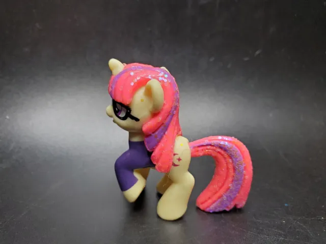 Rare Mini MLP My Little Pony Moondancer Glitter