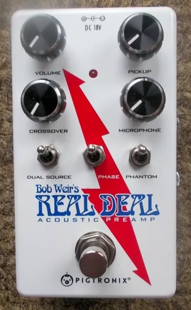 Bob Weir's Real Deal acoustic preamp pedal - Pigtronix