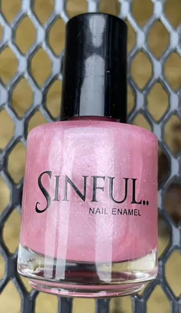Sinful pink 15ml nail polish varnish quick dry Eye Candy FREEPOST