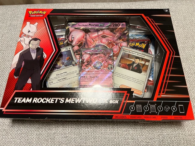 POKEMON TCG SCARLET & Violet Destined Rivals Team Rocket's Mewtwo Ex ...