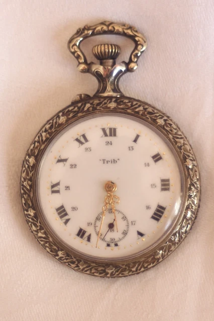 Montre De Gousset En Argent Tribaudeau Besançon à Réparer - Vintage, Mécanique, 45mm