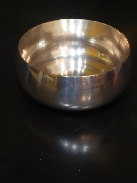 Lino Sabattini pour Christofle Gallia - coupe feuille en métal argenté 1960 - Arts de la table