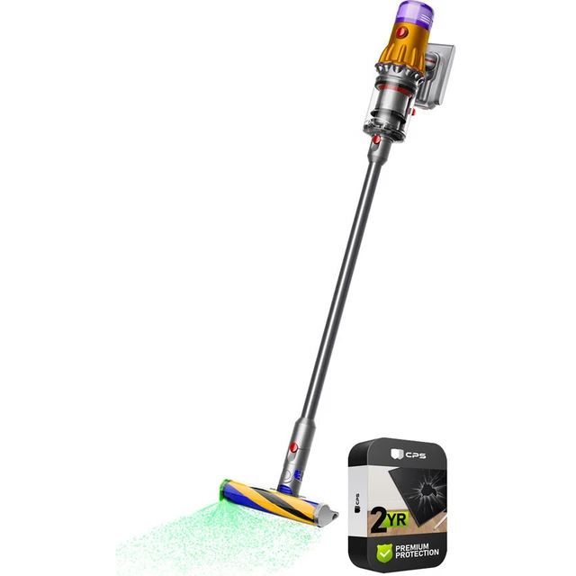 DYSON DETECT SLIM Cordless Bagless Stick Vacuum Yellow/Nickel + 2 Year