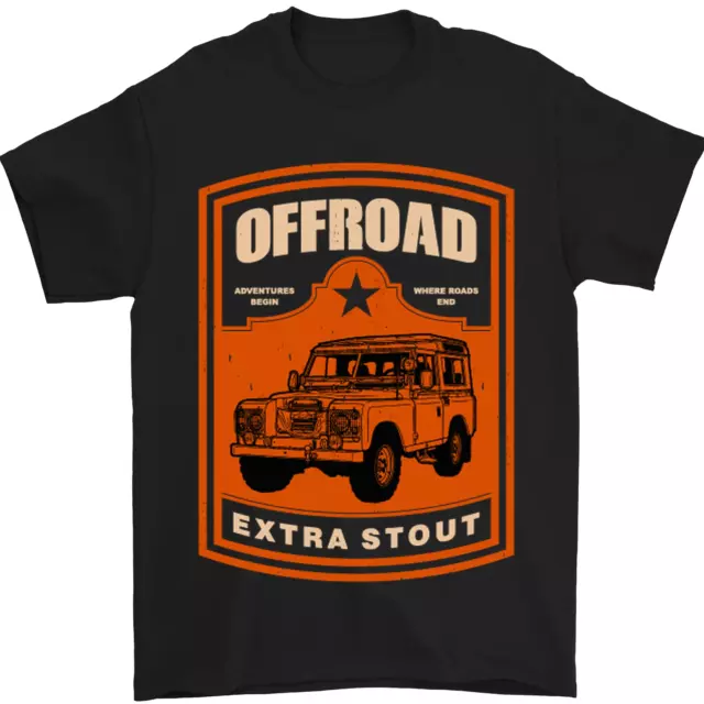 T-shirt da uomo Offroad Extra Stout 4X4 Offroading Off Road 100% cotone