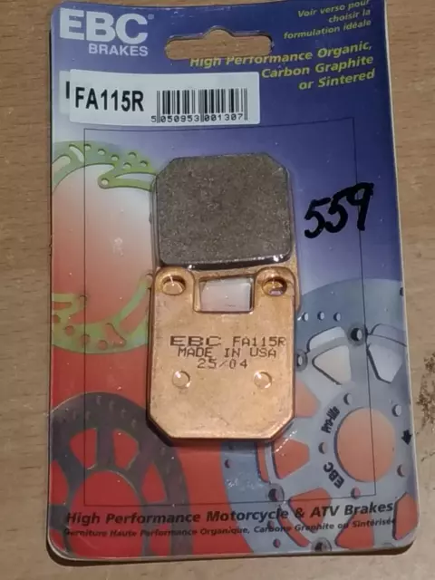 EBC Brake pads bremsbeläge FA115R