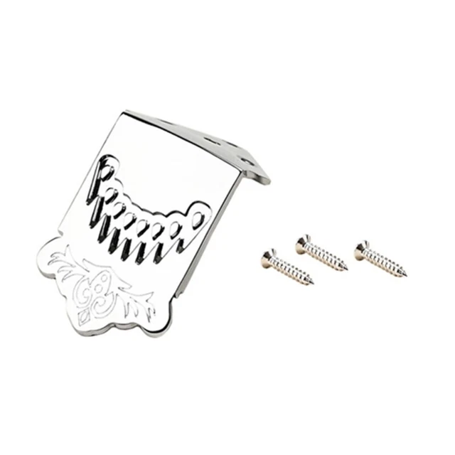 2.2x1.6inch Zinc Alloy Mandolin Tailpiece Replacement Kit for 8 Strings Mandolin