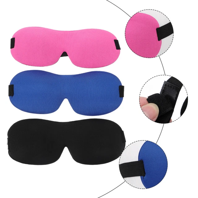 3Pcs Schattierung Auge Abdeckungen Polyester Augenbinden Eye Augenbinde