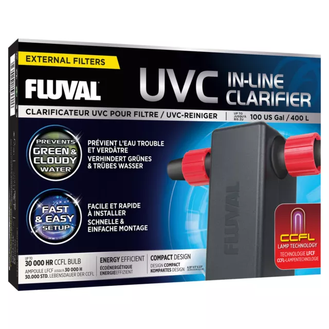 Fluval Acuarios Uvc Limpiador, Nuevo