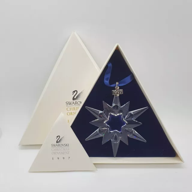 Swarovski Stella di Natale 1997 Christmas Ornament Snowflake 211987