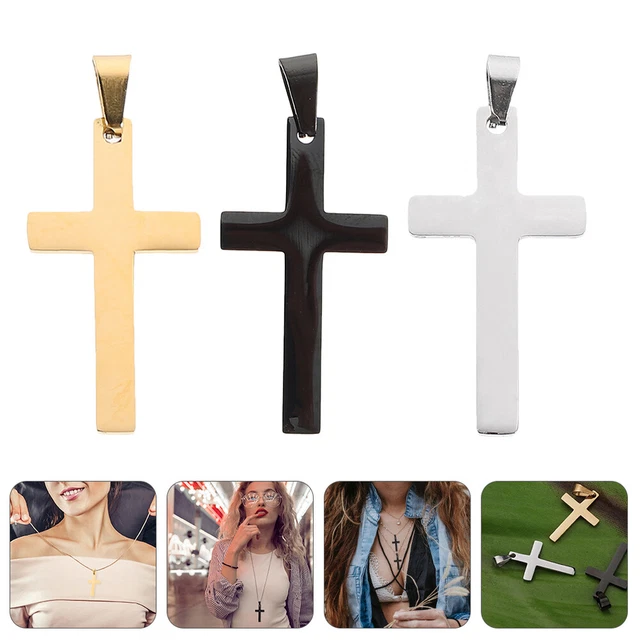 3 Pcs Cross Charms Kreuz Schmuck Charme Kreuz Charme Kreuz Anhänger Han