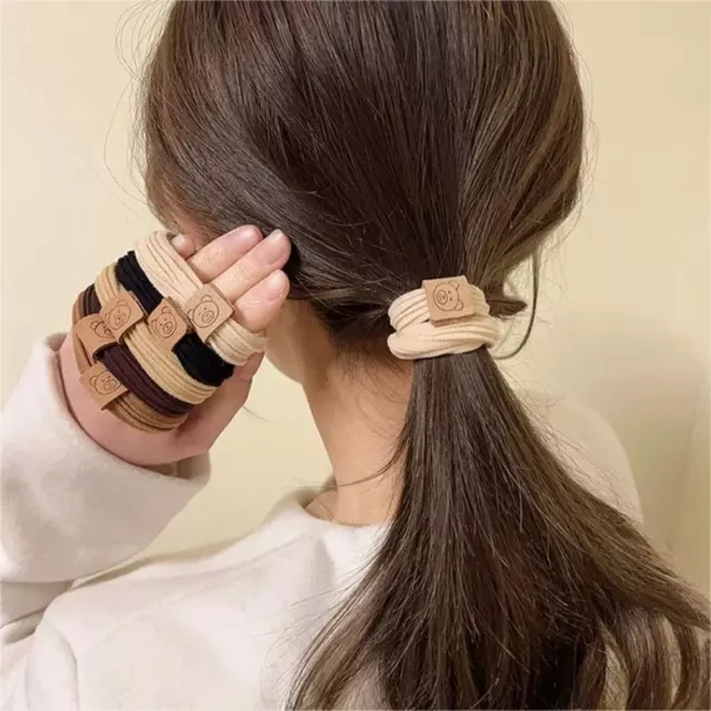 10PCS Strong Elastic Headband No Seams Hair Hoop Cute Hair Ropes  Women Girl