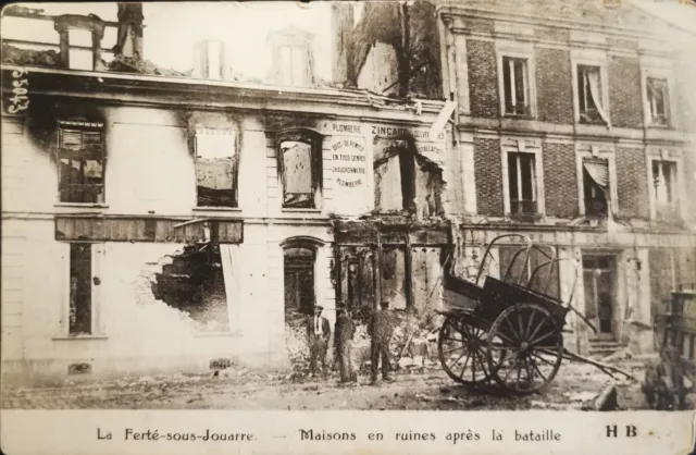 CPA Seine et Marne la ferté sous Jouarre maison en ruines