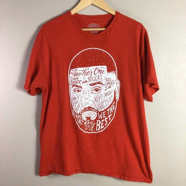 Khaled x WETHEBEST x Beardsace Cartel T Shirt Red White XL