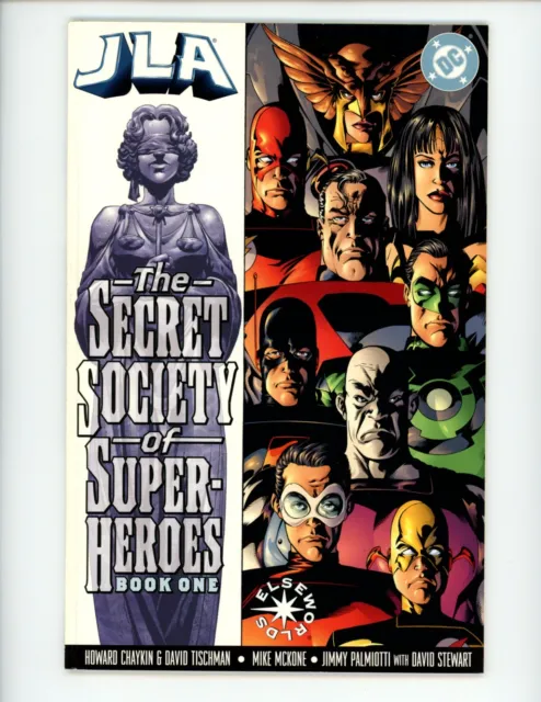 JLA Secret Society of Super-Heroes #1 Comic Book 2000 VF- Mike McKone DC