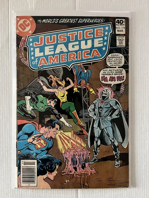 DC Comics Justice League Of America #176, FN+ Dr. Destiny Appearance