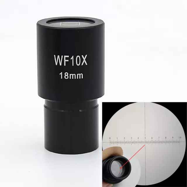 WF10x/18MM Microscope Wide Angle Eyepiece for Biological Microscopes