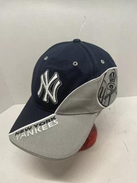 New York Yankees BY 47 Baseball Cap Logo Blue Gray OSFA Hologram Sticker .