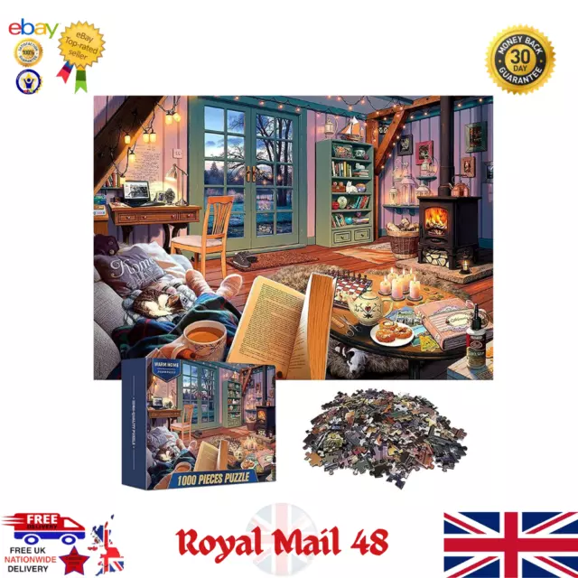 1000 Piece Jigsaw Puzzle ,Warm home,Decoration Free UK Post Royal Mail