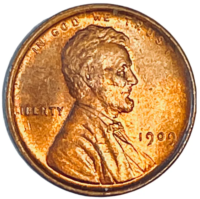 1909 VDB Wheat Penny, Red, Choice MS