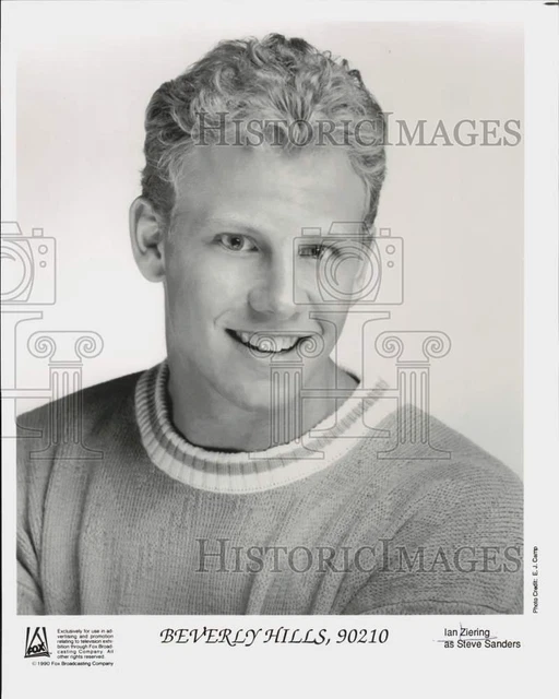 1990 Press Photo Actor Ian Ziering as Steve Sanders on "Beverly Hills, 90210"
