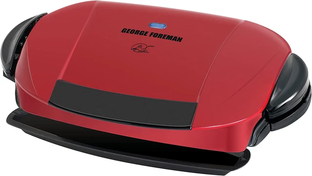 George Foreman 5-Serving Removable Plate Electric Indoor Grill and Panini Press,