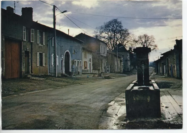 LUPCOURT - Meurthe et Moselle - CPA 54 - Village fontaine carte des années 1980