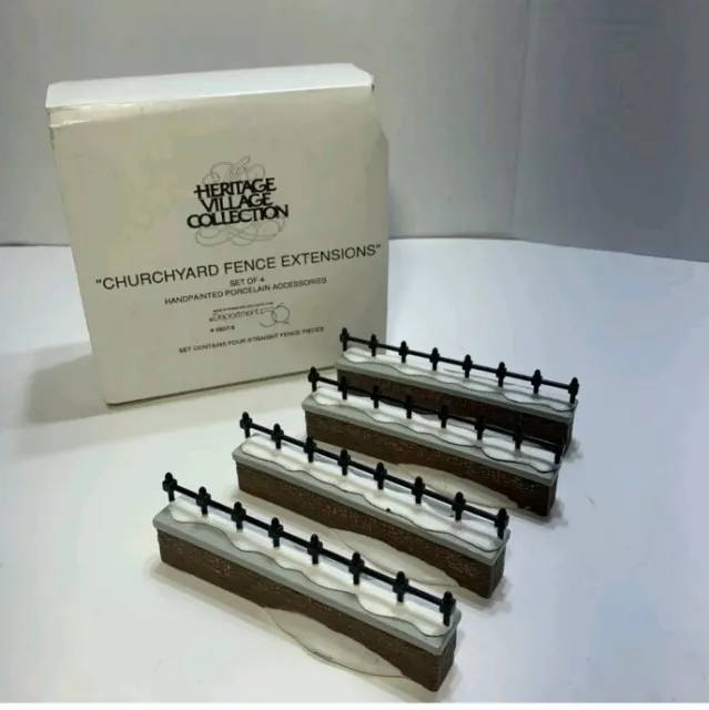 Churchyard Fence Extensions Set Of 4 Department 56 Christmas Heritage Village