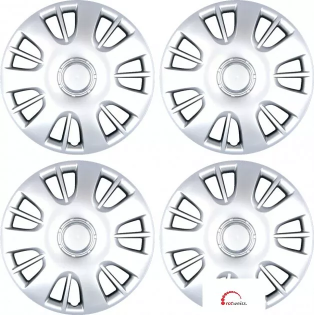 4 X Wheel Trims Hub Caps Wheel Covers Fits Vw Golf Touran Passat 15" R15