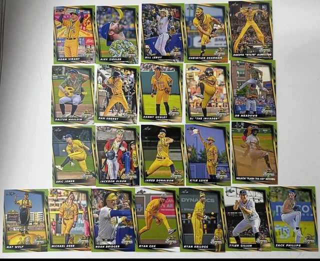 SAVANNAH BANANAS LEAF 2024 Team Card Set 22 Cards SBB1SBB22 Banana