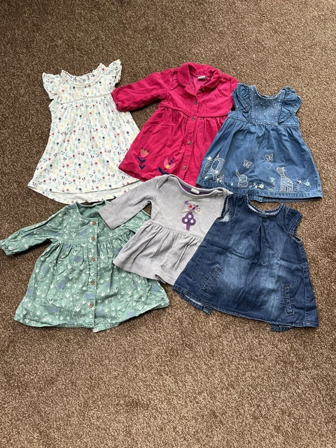 Baby girl dress bundle 3-6 months. Inc Next, Mini club