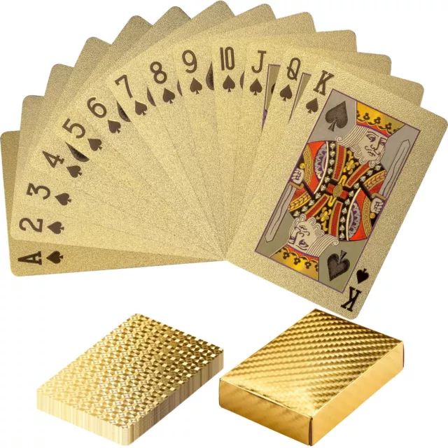 Pokerkarten Kartendeck Spielkarten Poker Deck Set aus Kunststoff High Quality