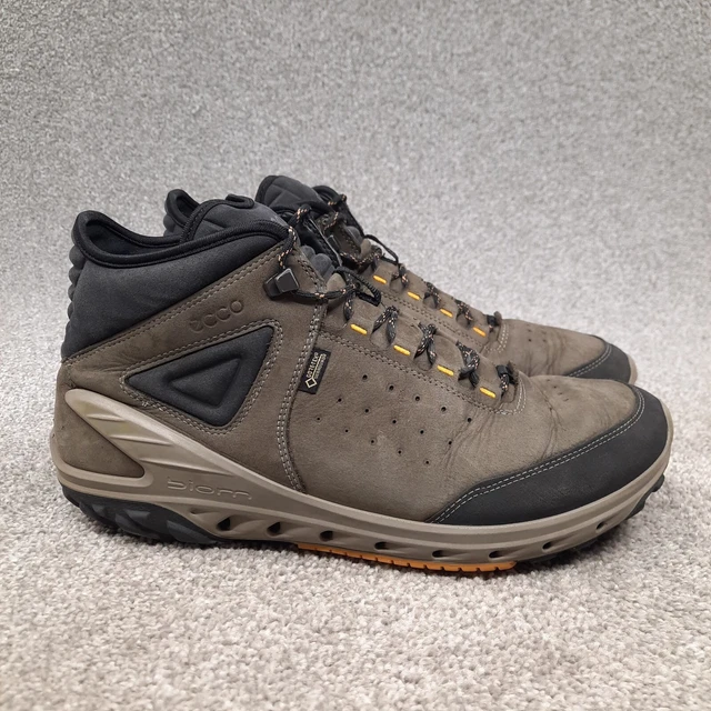ECCO BIOM VENTURE Gritty GTX Trainers UK8.5 EU42 YAK Leather Trail Running Shoes 45.00 PicClick UK